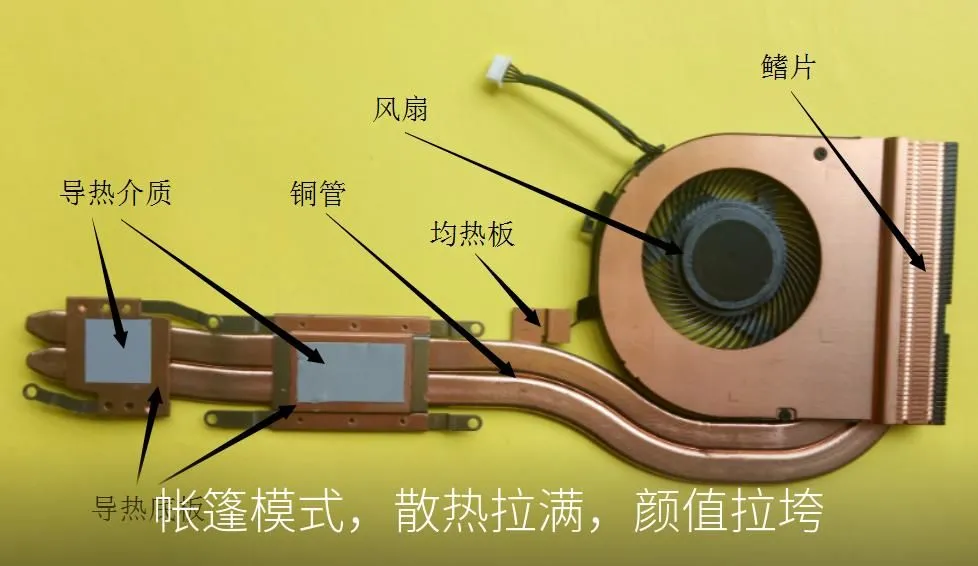 帐篷模式,散热拉满,颜值拉垮