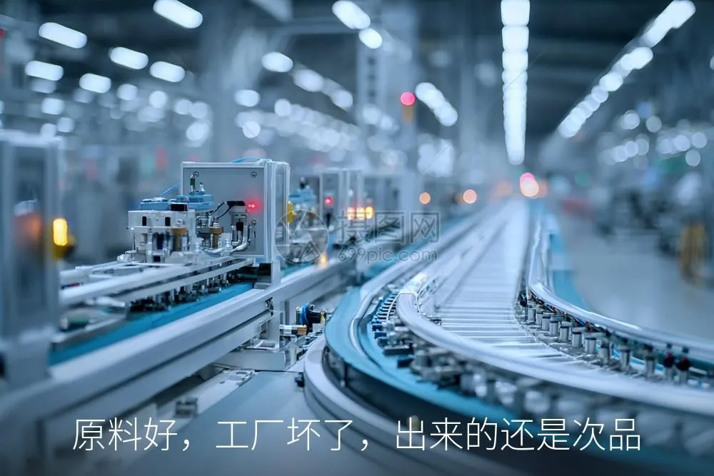 原料好，工厂坏了，出来的还是次品