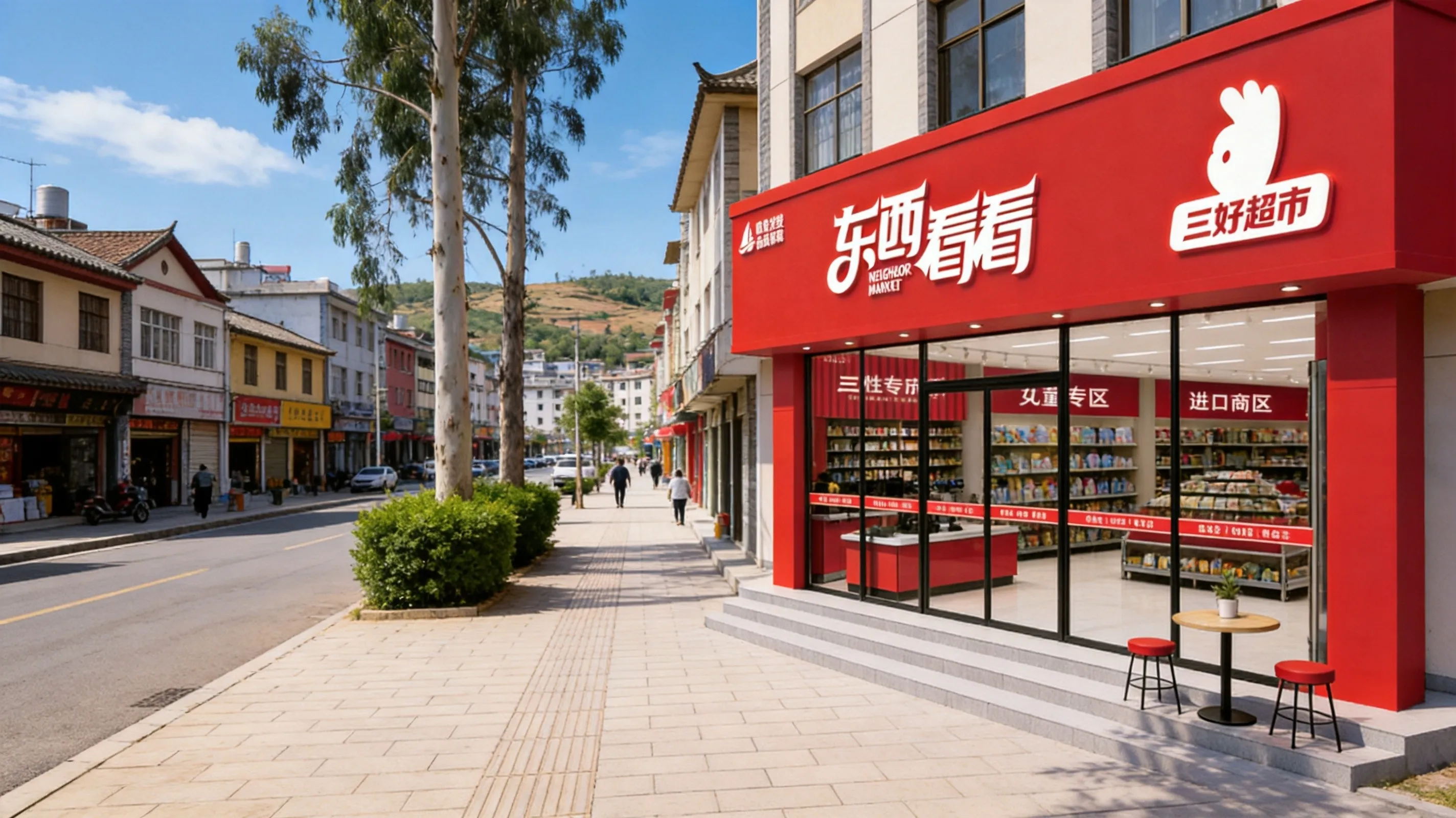 县城的街头，正在悄悄换招牌