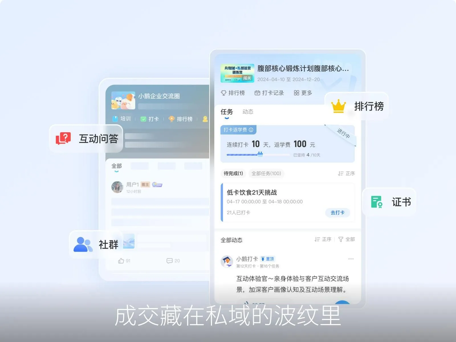 成交藏在私域的波纹里
