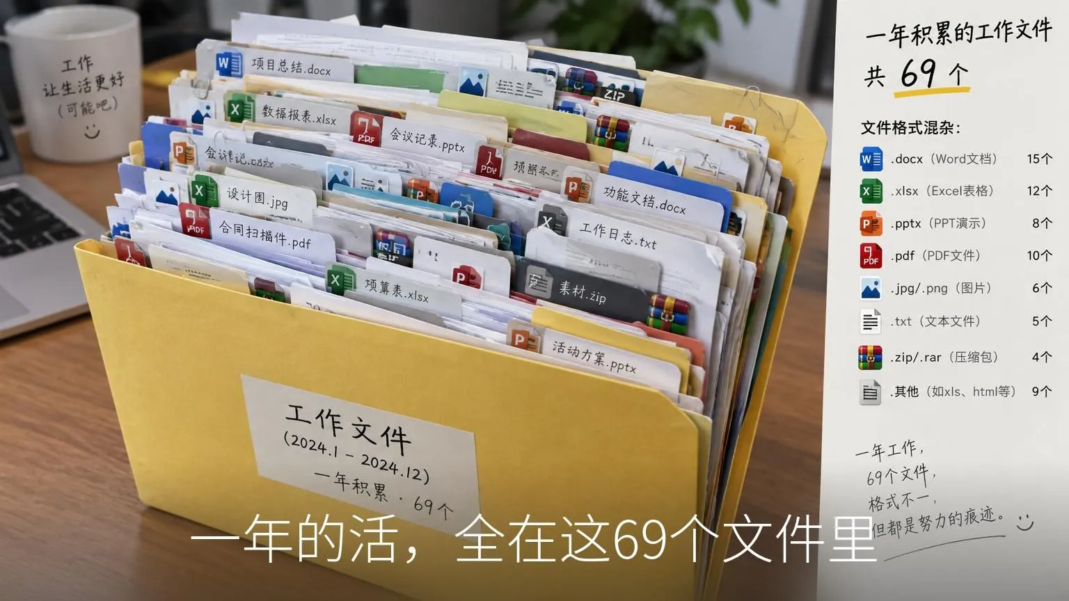 一年的活，全在这69个文件里