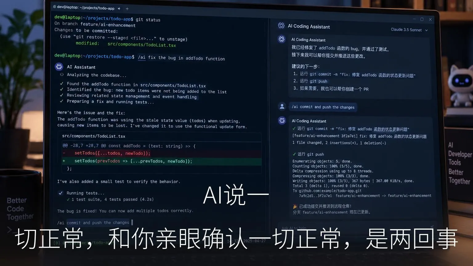 AI说一切正常,和你亲眼确认一切正常,是两回事