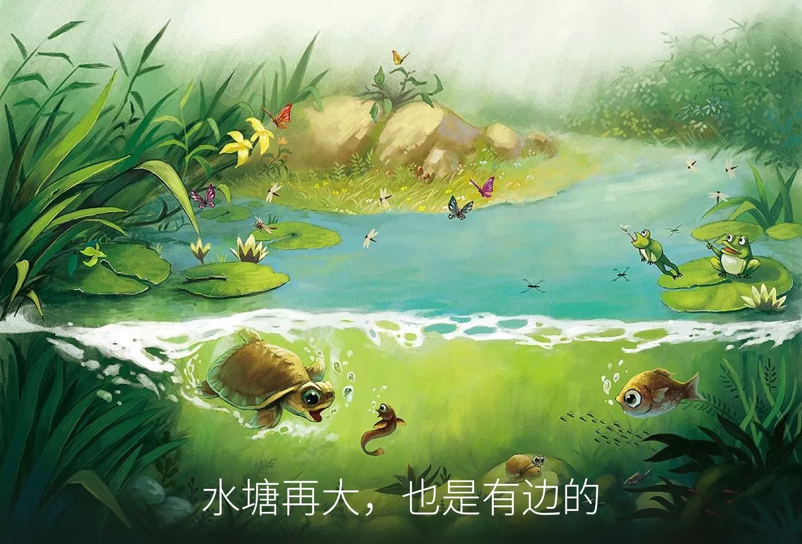 水塘再大,也是有边的