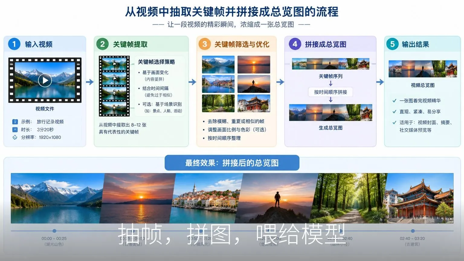 视频关键帧抽取实战:一个不调用AI的脚本,如何让多模态模型看清视频-智慧商城