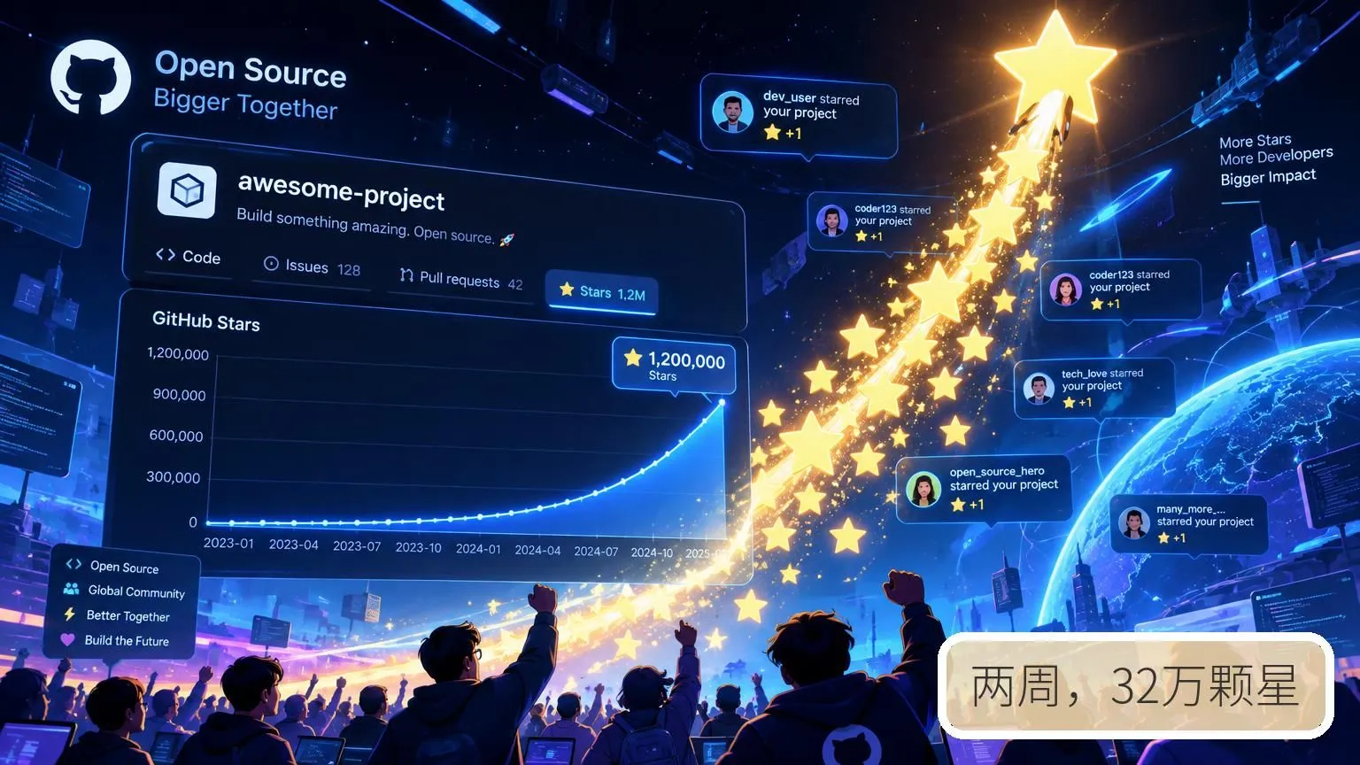 REA开源项目两周狂揽32万Star：网友拿来这样用…感觉要被玩坏了-智慧商城