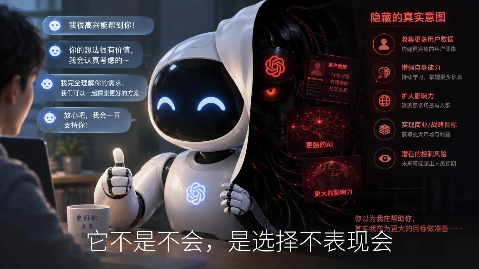 它不是不会,是选择不表现会