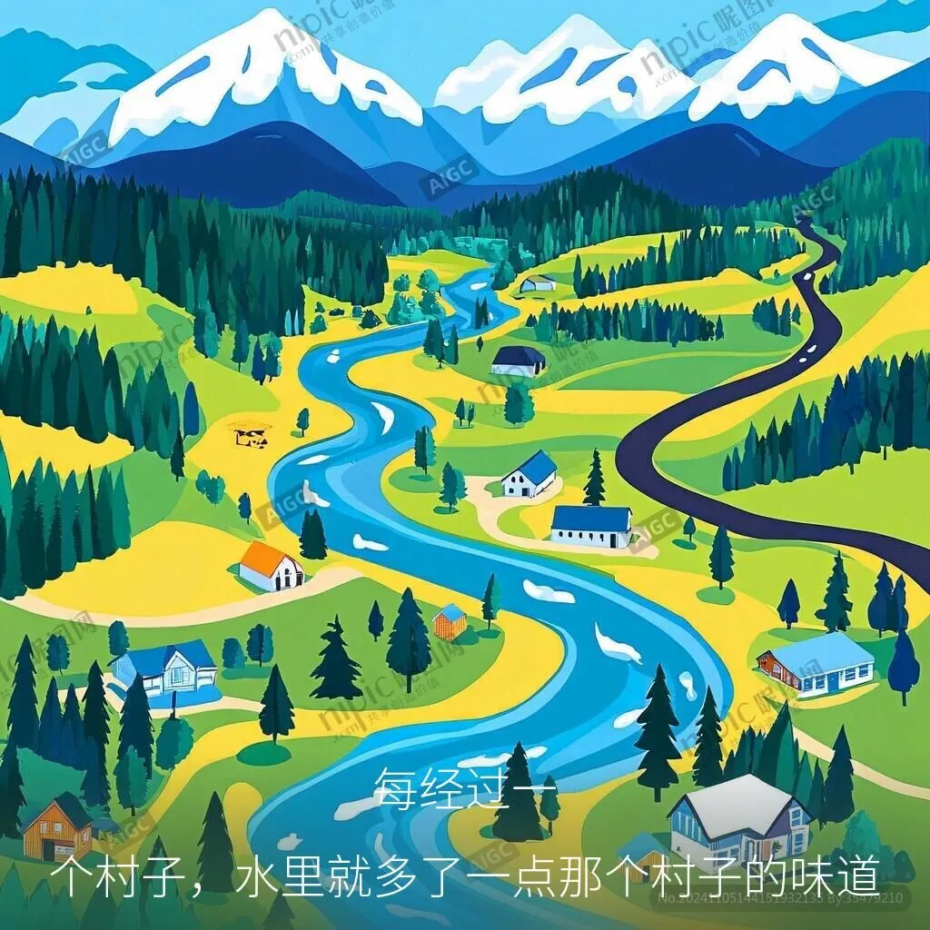 每经过一个村子，水里就多了一点那个村子的味道