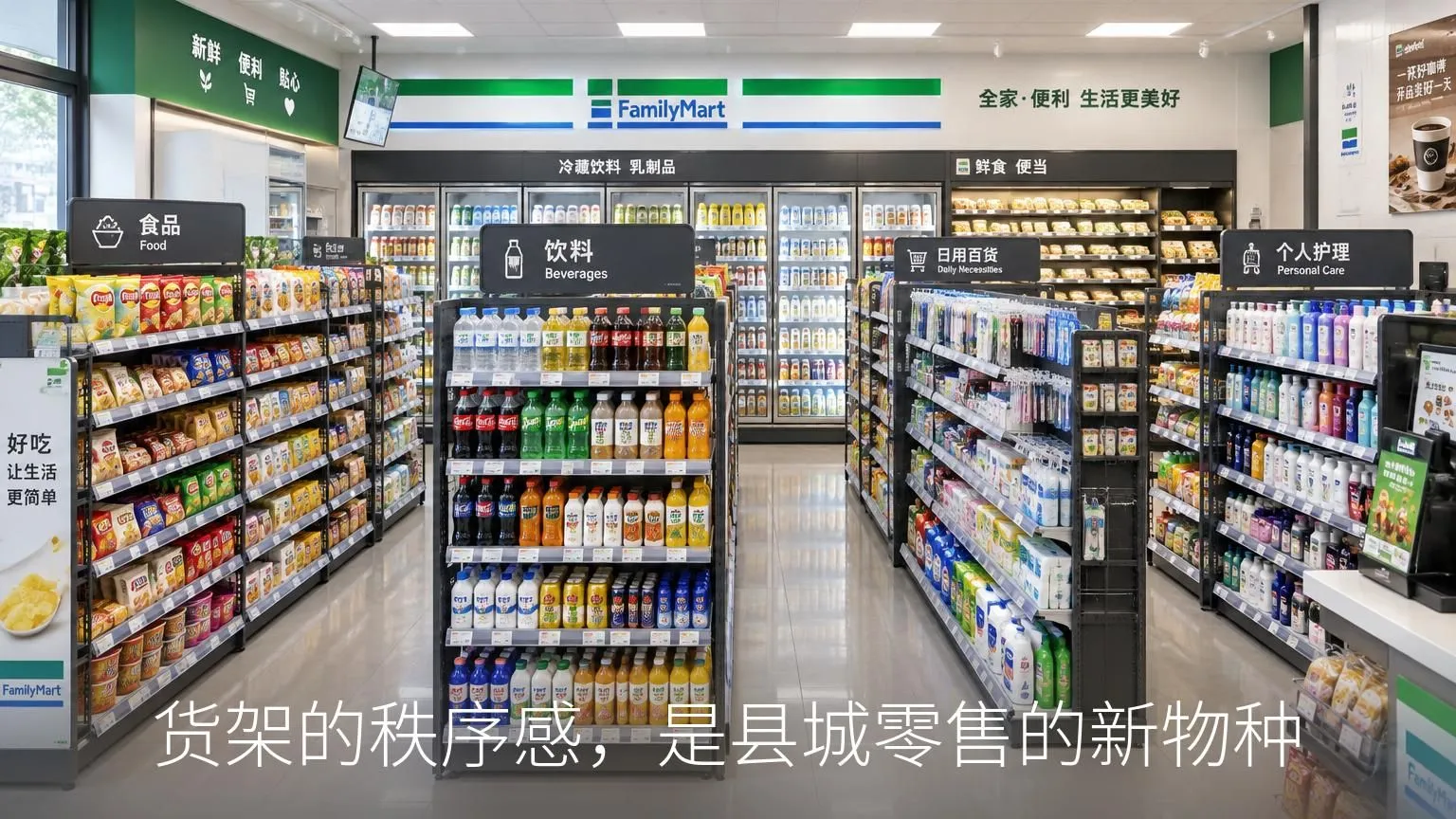 货架的秩序感，是县城零售的新物种