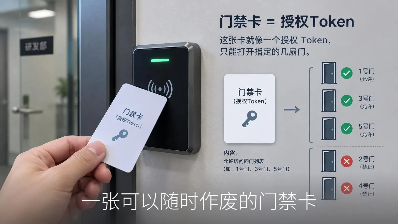 一张可以随时作废的门禁卡