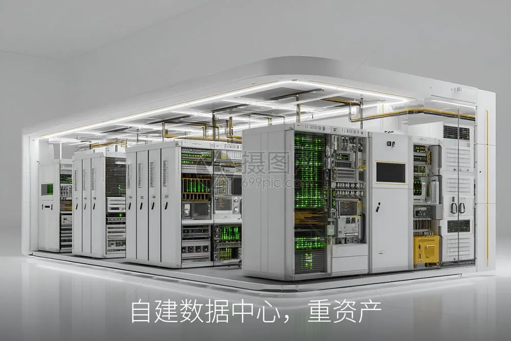 自建数据中心，重资产
